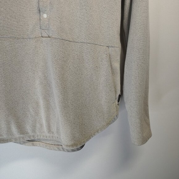Deso Supply Genevieve Fleece Snap Pullover Size Small beige Small Batch USA - Picture 6 of 13